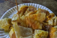 Roti, Crepe, Egg, Sweetened Condensed Milk, Delicious Treat on the street