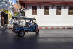 Waving to the driver, Bangkok